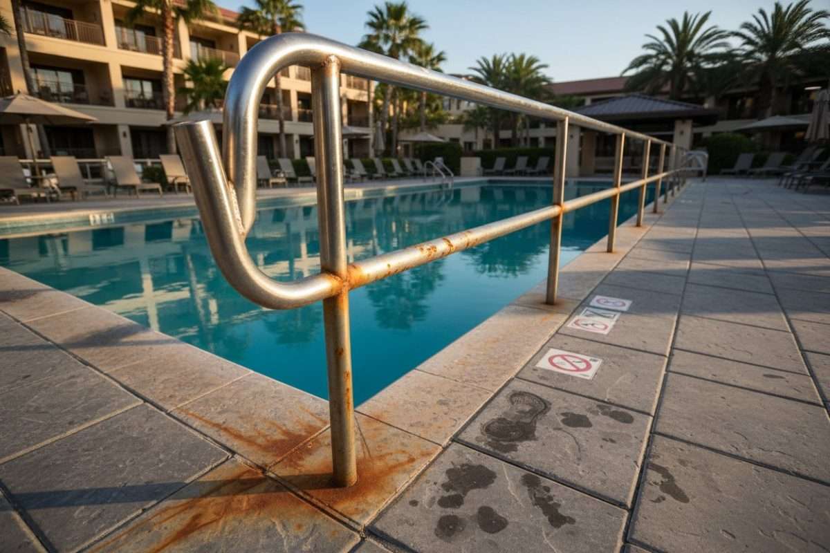 Rouille piscine au sel : comprendre et prévenir ce phénomène